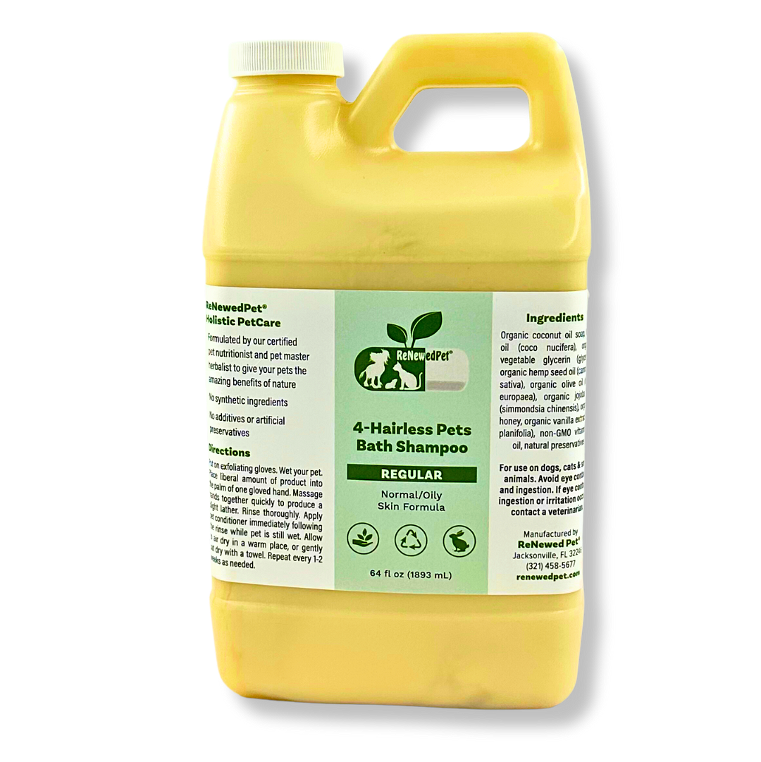 4-HAIRLESS PETS PETS REGULAR SHAMPOO ReNewedPet