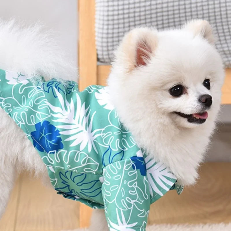 Hawaiian Style Pet Beach Shirts Abrrlo Official Store