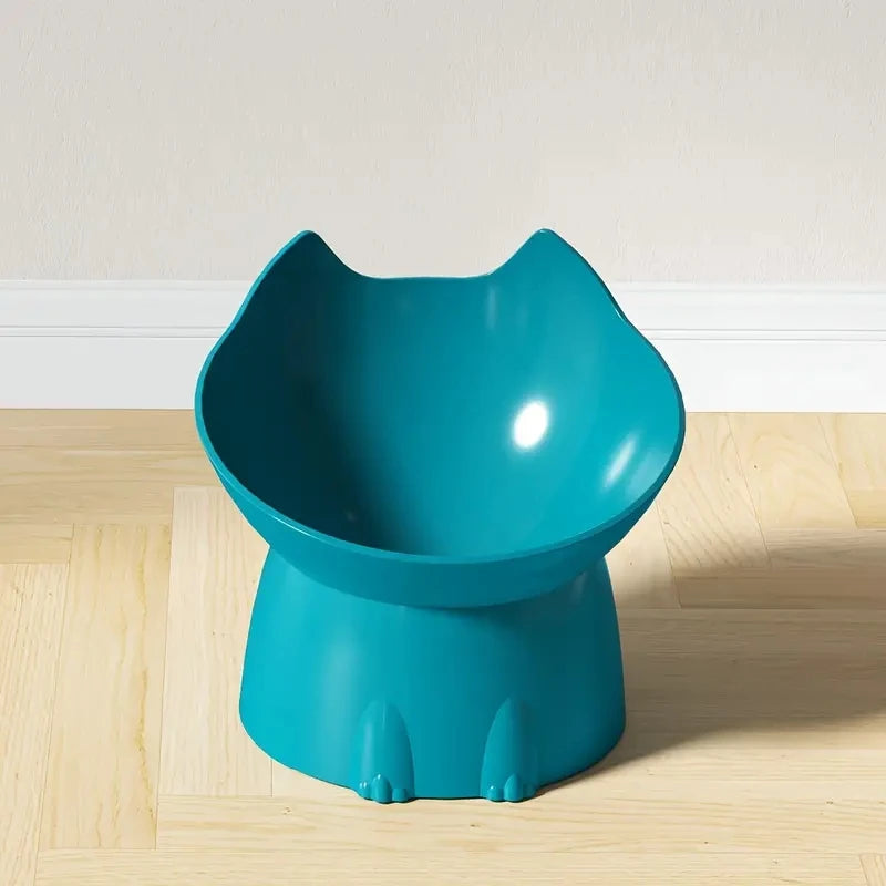 1pc Anti-Tip Plastic Raised Pet Feeding Dish Shop1103816215 Store