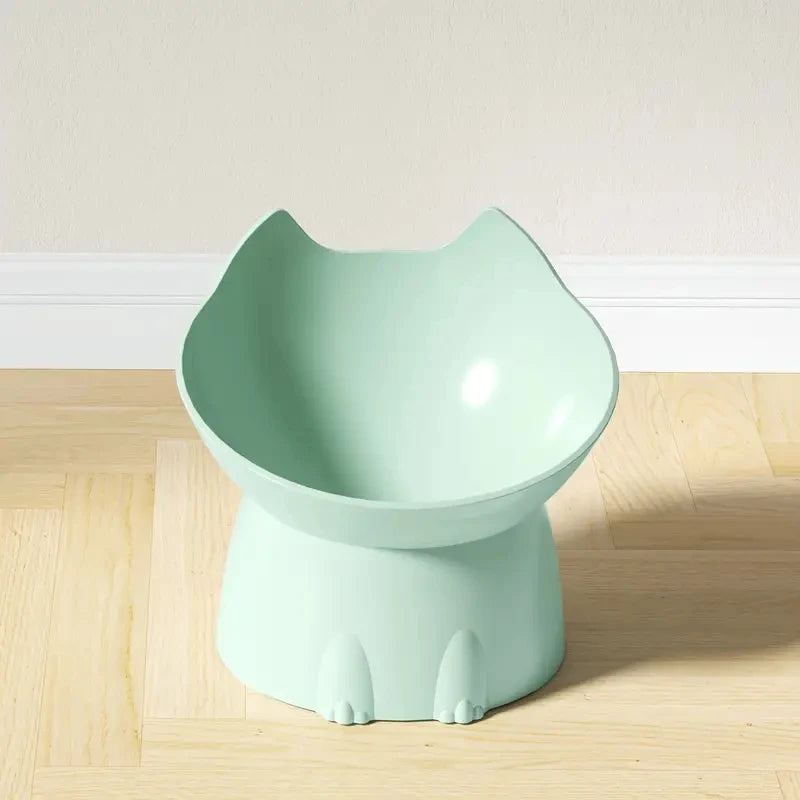 1pc Anti-Tip Plastic Raised Pet Feeding Dish Shop1103816215 Store
