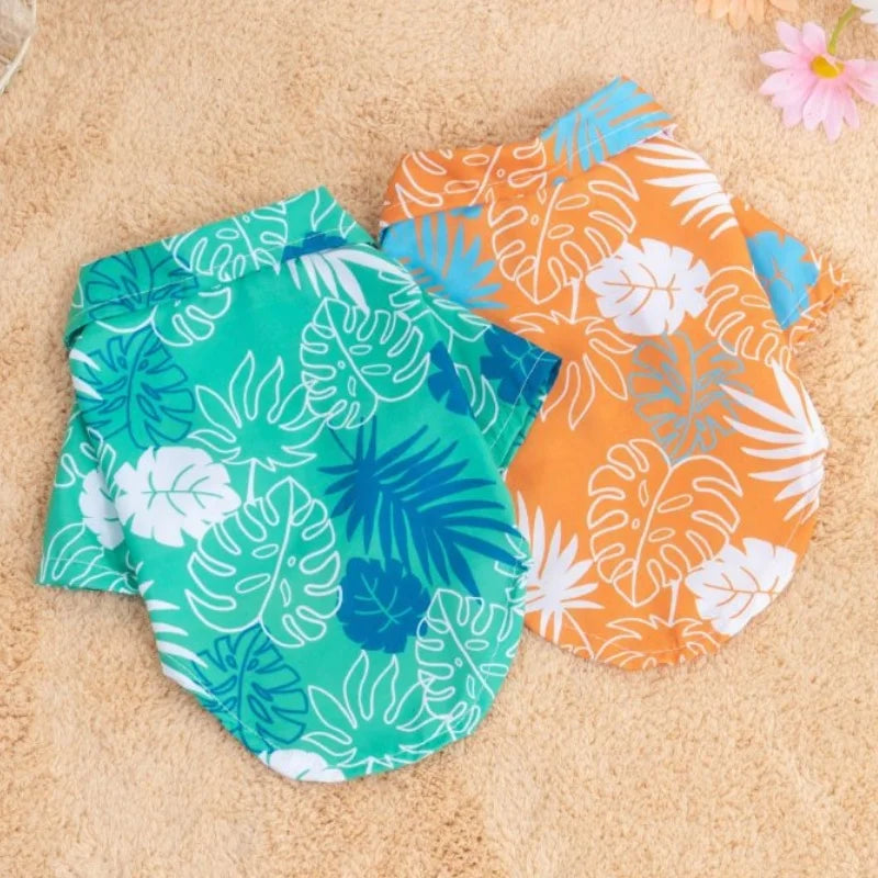 Hawaiian Style Pet Beach Shirts Abrrlo Official Store