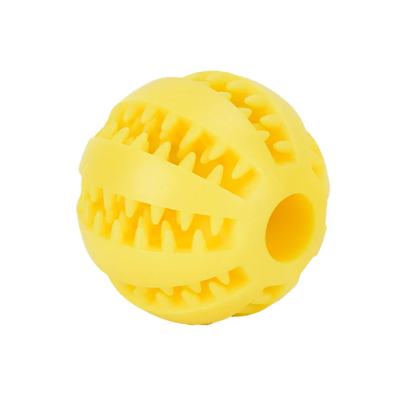 Interactive Rubber Chew Ball for Dogs & Cats — Treat Dispenser & Tooth-Cleaning Puppy Toy (5 cm / 2 in & 7 cm / 2.8 in) FanzyMarket