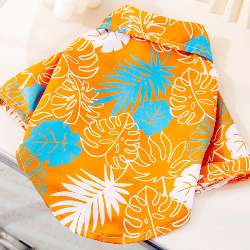 Hawaiian Style Pet Beach Shirts Abrrlo Official Store