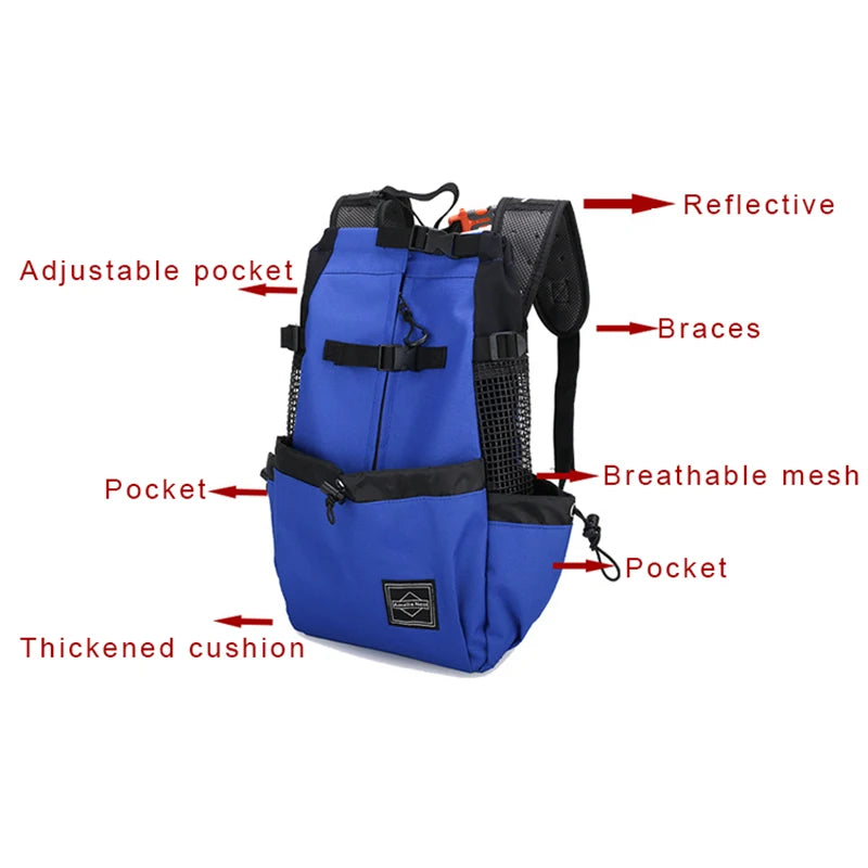 High Quality Breathable Cycling Backpack for Outdoor Travel Pet Supplies TNINGPET Store