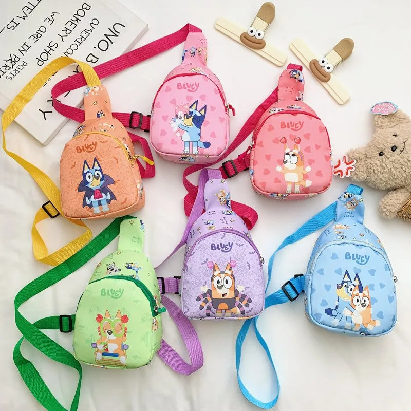 Kid's Bluey cartoon crossbody bags Strange Treasures And Treasures Store