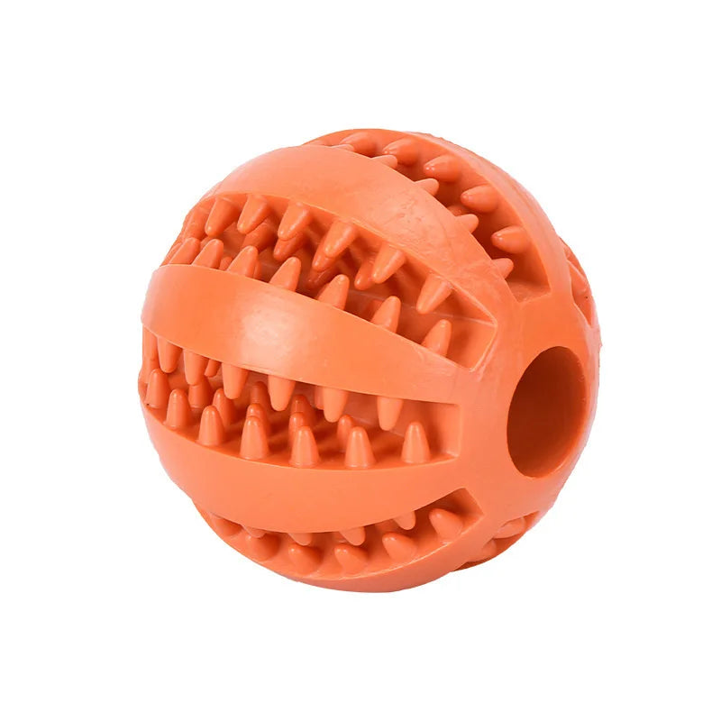 Interactive Rubber Chew Ball for Dogs & Cats — Treat Dispenser & Tooth-Cleaning Puppy Toy (5 cm / 2 in & 7 cm / 2.8 in) FanzyMarket