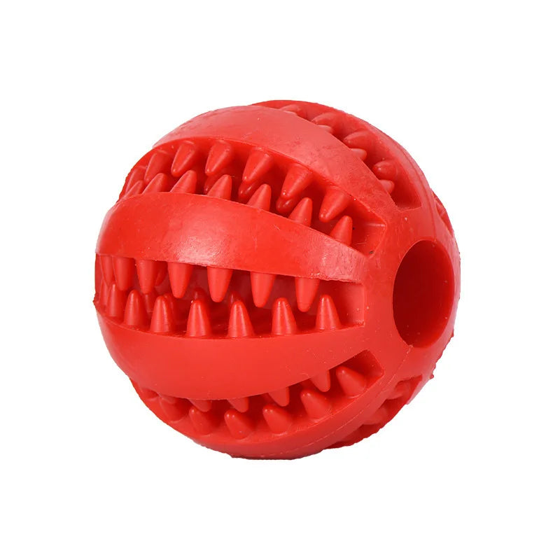 Interactive Rubber Chew Ball for Dogs & Cats — Treat Dispenser & Tooth-Cleaning Puppy Toy (5 cm / 2 in & 7 cm / 2.8 in) FanzyMarket