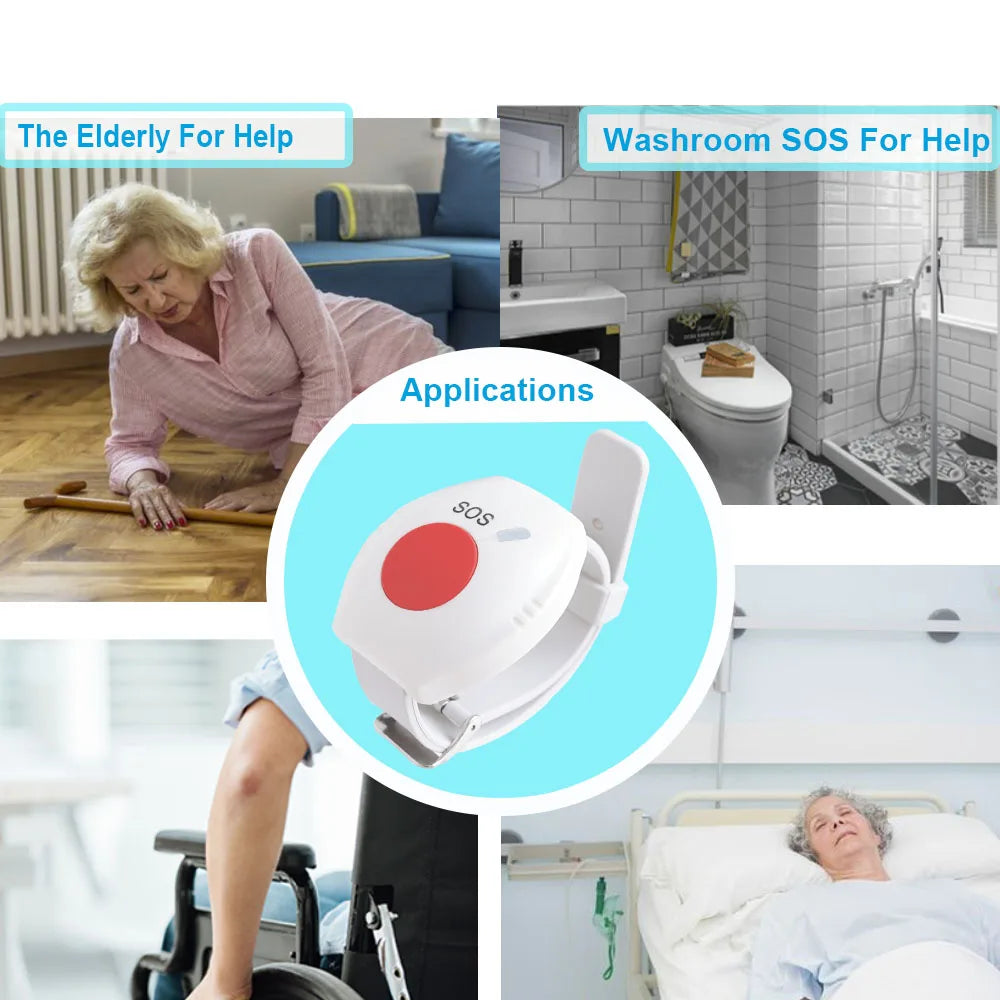 Wireless WiFi Elderly Caregiver Pager SOS Call Button Setu Intelligent Device Store