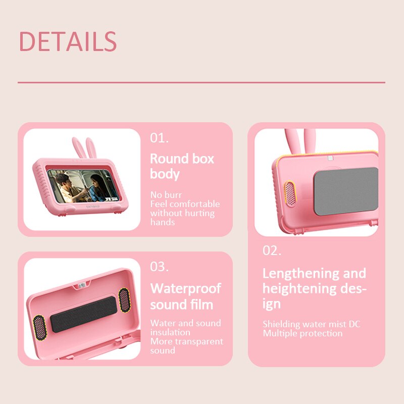 Waterproof Bathroom Phone Case Kore Kawaii