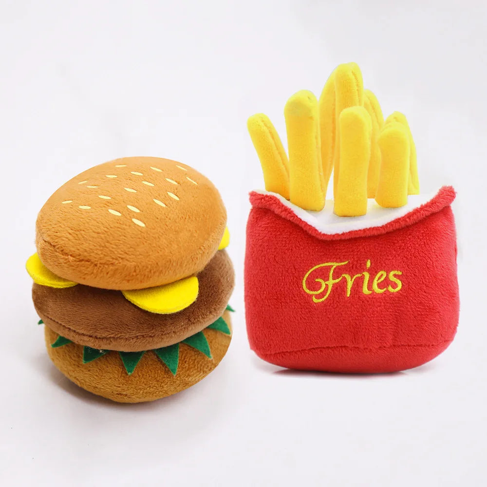 Fleece Bone Chew Toys DOGGYZSTYLE Lifestyles Store