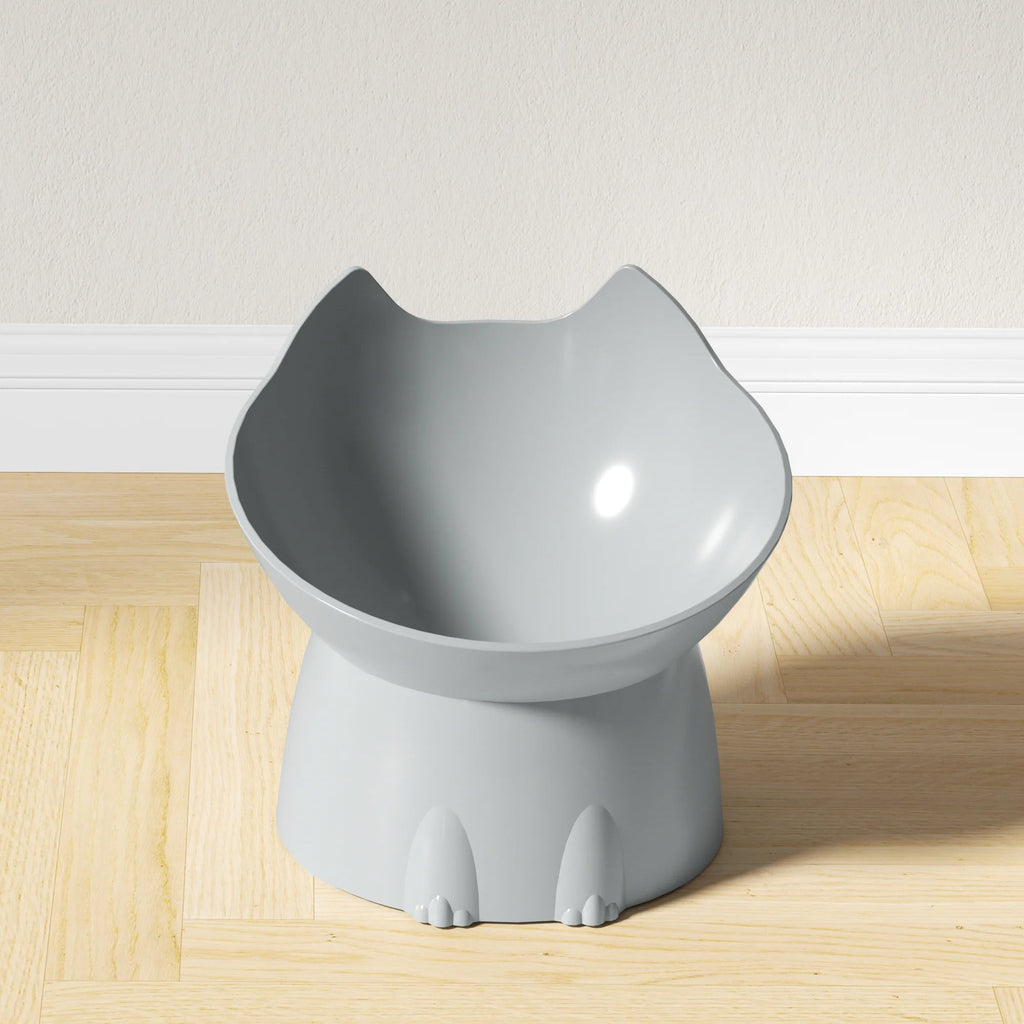 1pc Anti-Tip Plastic Raised Pet Feeding Dish Shop1103816215 Store