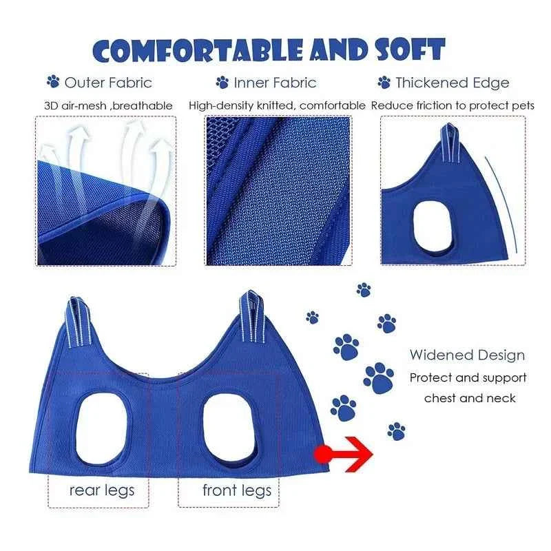 Pet Grooming Hammock for Dogs and Cats WTN Essentials