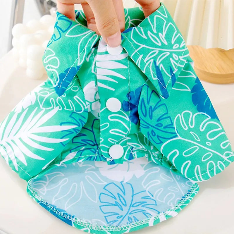 Hawaiian Style Pet Beach Shirts Abrrlo Official Store