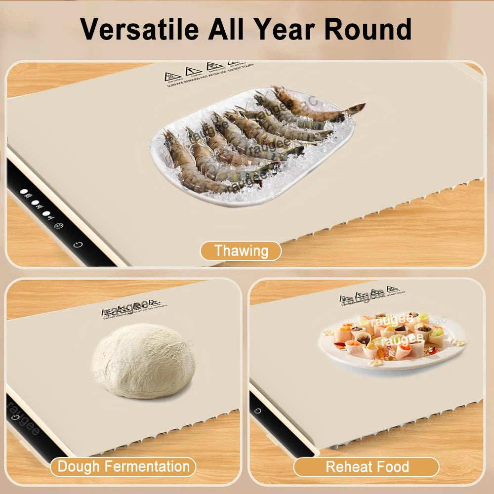 Portable Food Warmer Tray – Keeps Every Bite Warm at the Table RAUGEE Direct Store