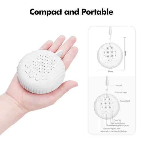 10 Songs White Noise Sound Machine Portable Baby Sleep Machine