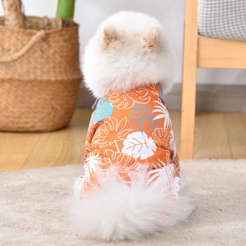 Hawaiian Style Pet Beach Shirts Abrrlo Official Store