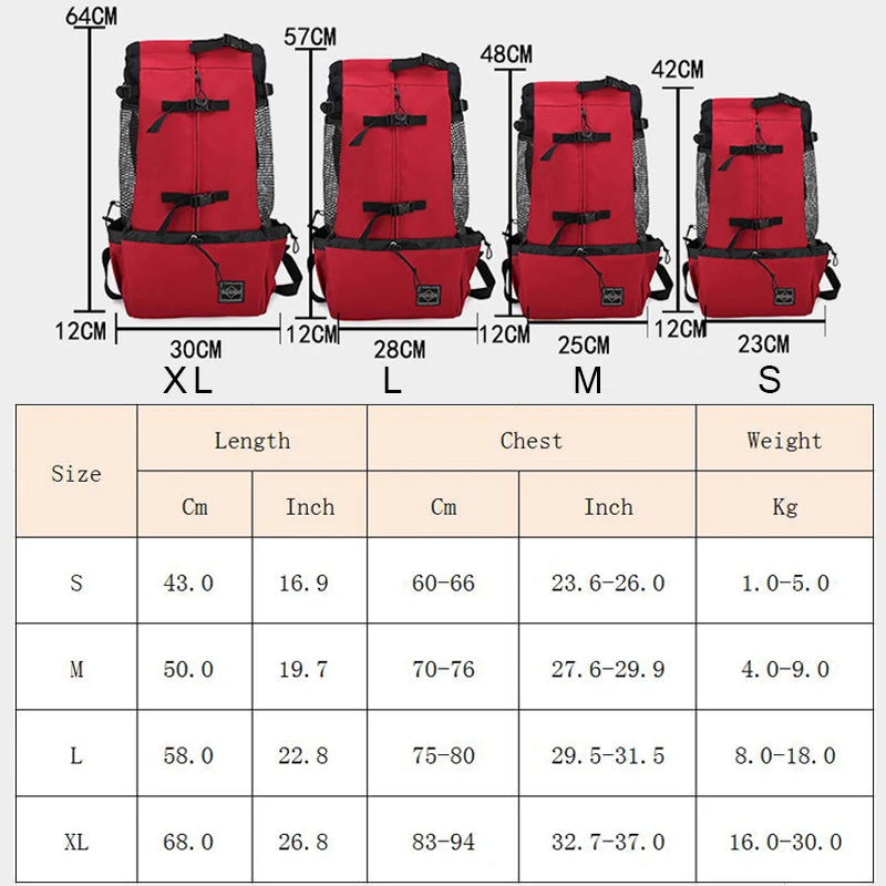 High Quality Breathable Cycling Backpack for Outdoor Travel Pet Supplies TNINGPET Store