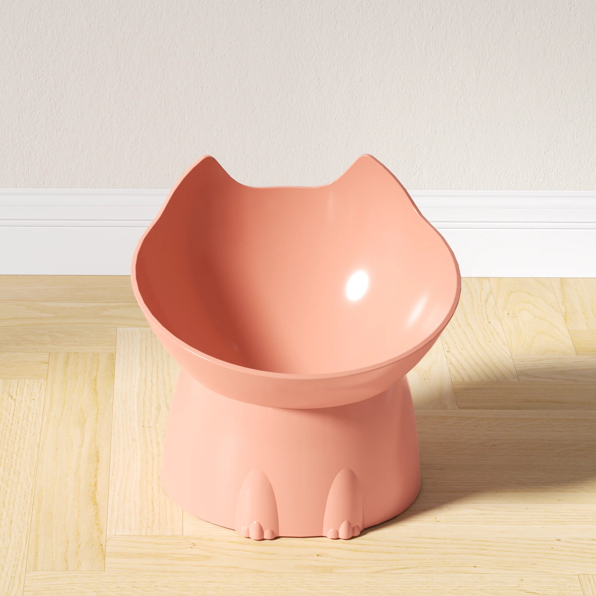 1pc Anti-Tip Plastic Raised Pet Feeding Dish Shop1103816215 Store