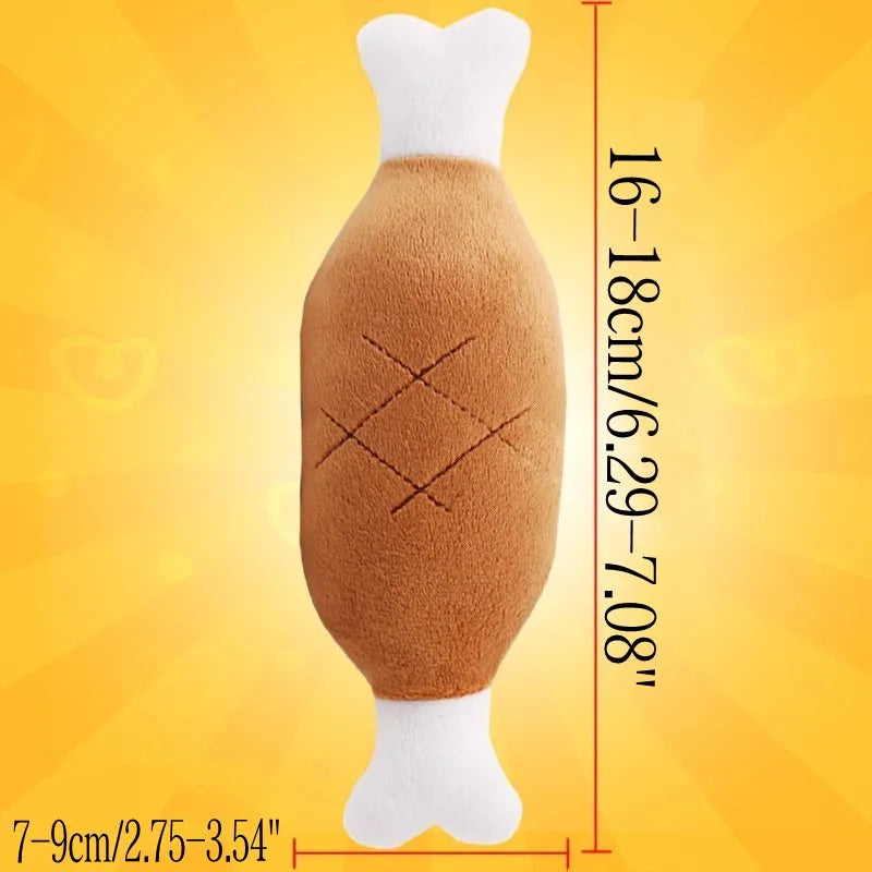 Fleece Bone Chew Toys DOGGYZSTYLE Lifestyles Store