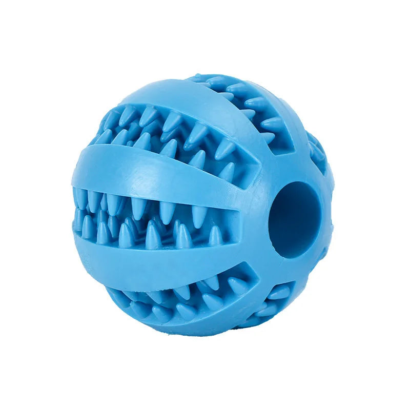 Interactive Rubber Chew Ball for Dogs & Cats — Treat Dispenser & Tooth-Cleaning Puppy Toy (5 cm / 2 in & 7 cm / 2.8 in) FanzyMarket
