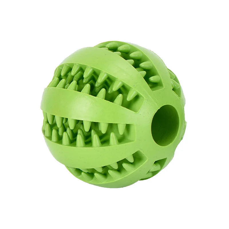 Interactive Rubber Chew Ball for Dogs & Cats — Treat Dispenser & Tooth-Cleaning Puppy Toy (5 cm / 2 in & 7 cm / 2.8 in) FanzyMarket