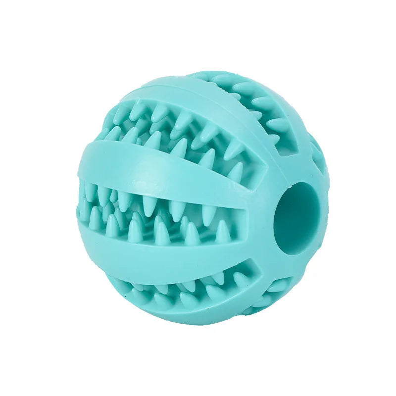 Interactive Rubber Chew Ball for Dogs & Cats — Treat Dispenser & Tooth-Cleaning Puppy Toy (5 cm / 2 in & 7 cm / 2.8 in) FanzyMarket