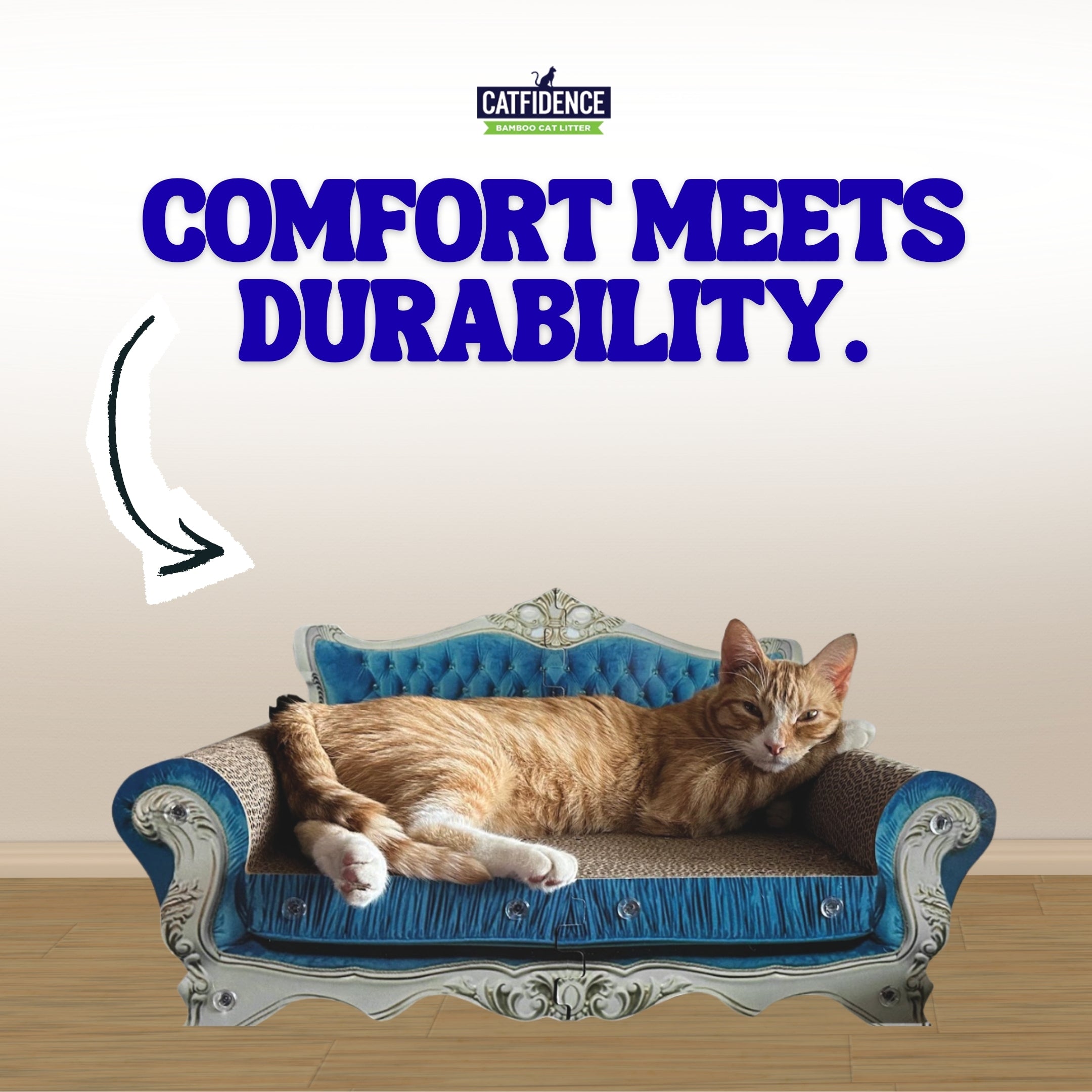 Catfidence® Cat Scratcher Sofa The Original Poop Bags®️