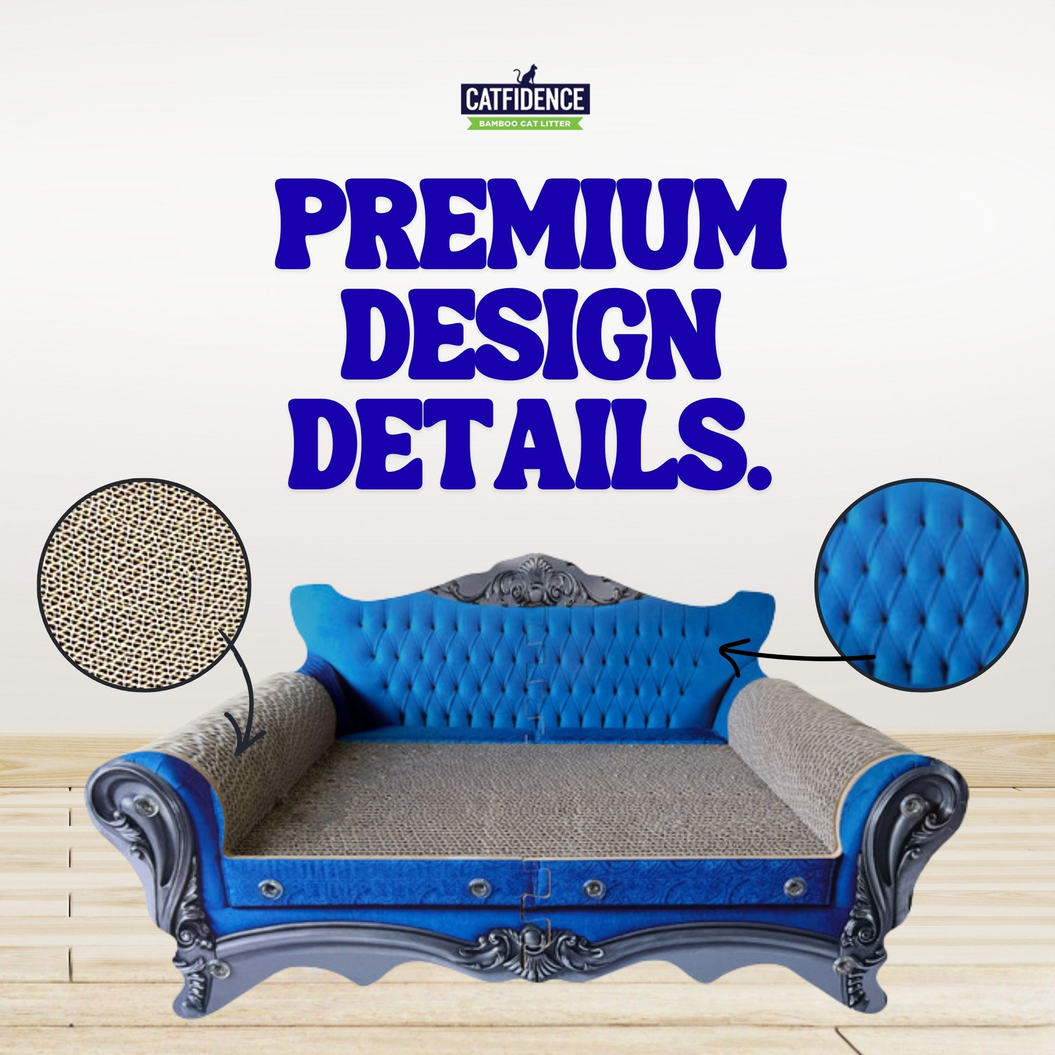 Catfidence® Cat Scratcher Sofa The Original Poop Bags®️