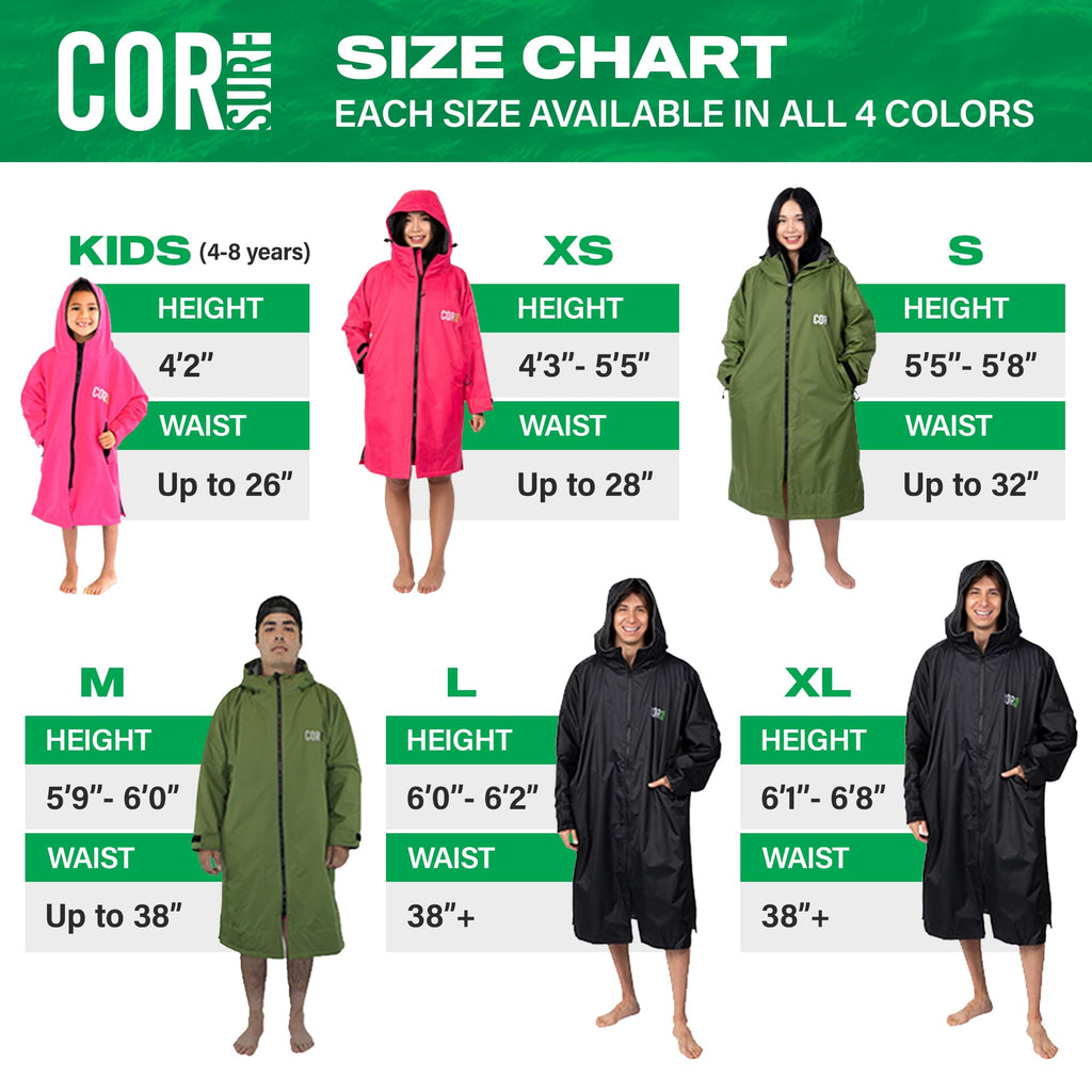 Kids Swim Parka Ages 4-8 COR Surf