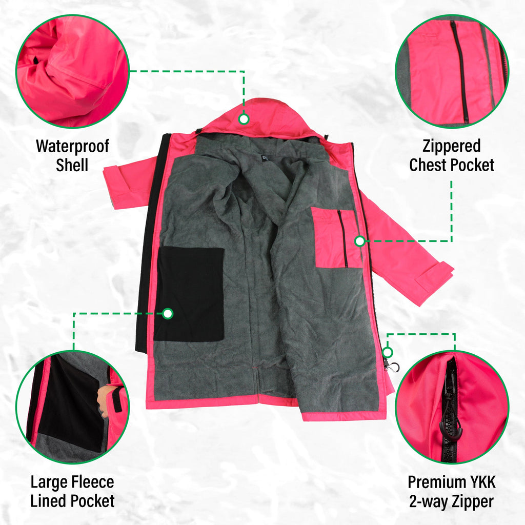 Kids Swim Parka Ages 4-8 COR Surf