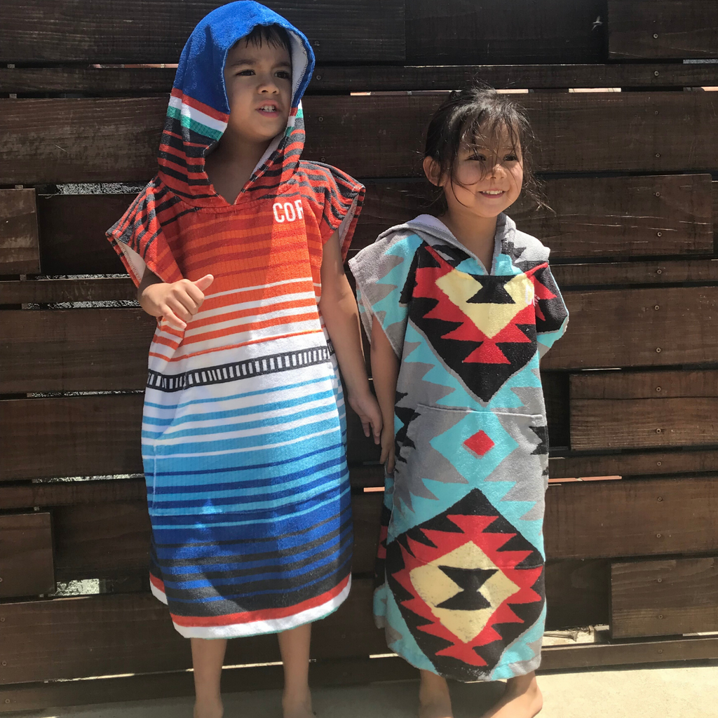 Kids Changing Towel Poncho - Sarape COR Surf