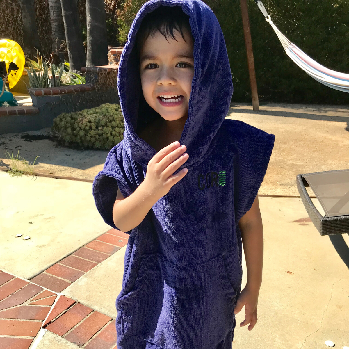 Kids Changing Towel Poncho - Solid Colors COR Surf