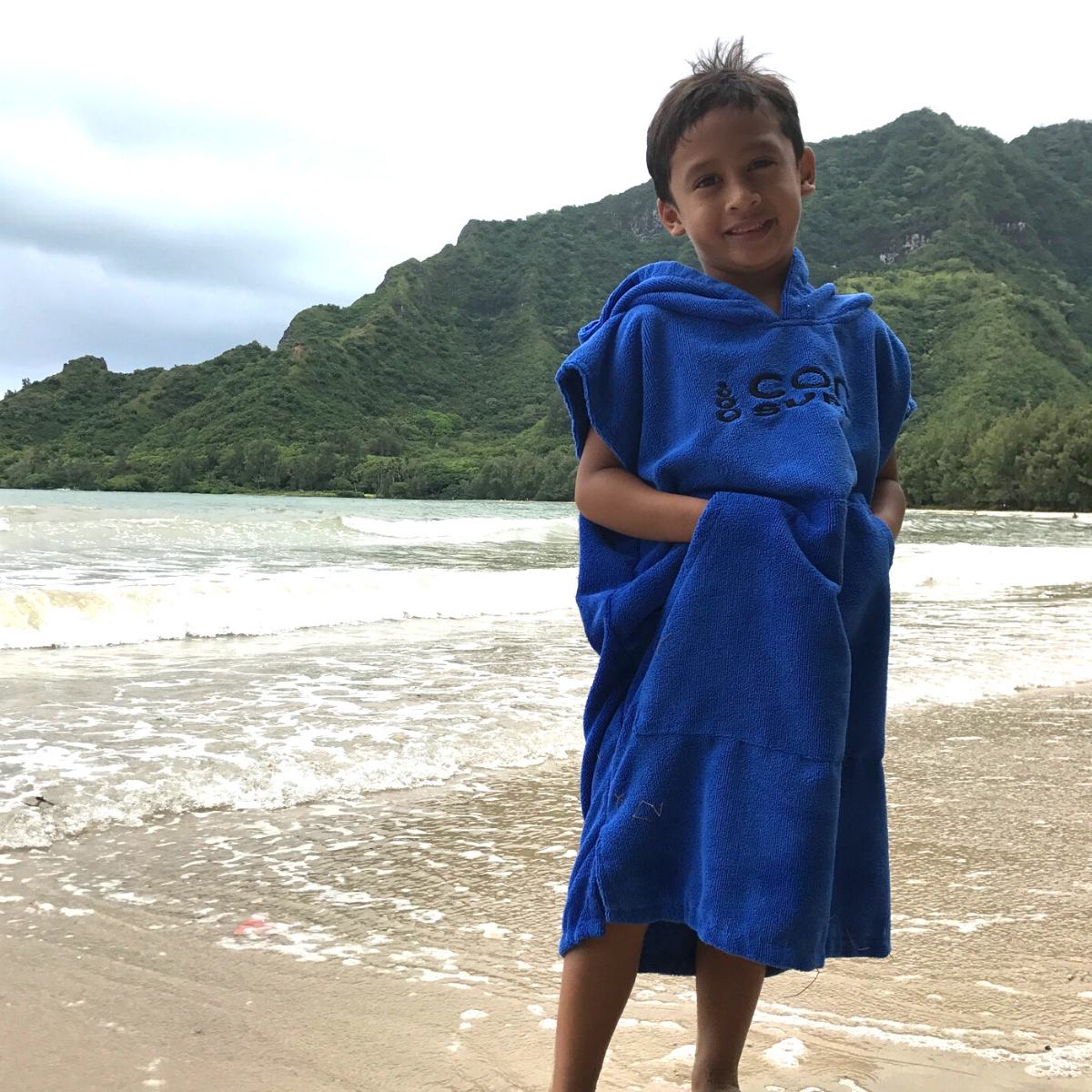 Kids Changing Towel Poncho - Solid Colors COR Surf