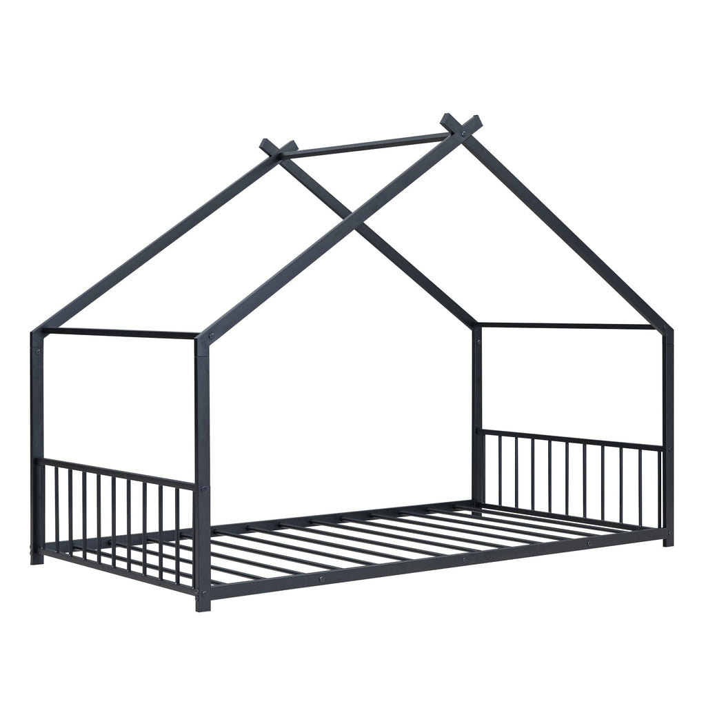 Metal House Bed Unique Piece Furniture