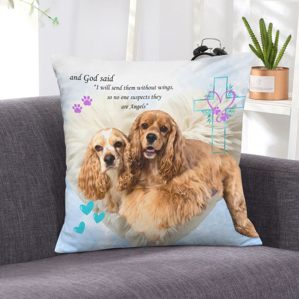 Baha Ranch Angel Pet Rainbow Bridge Custom Pillow Case Made in America Baha Ranch Western Wear