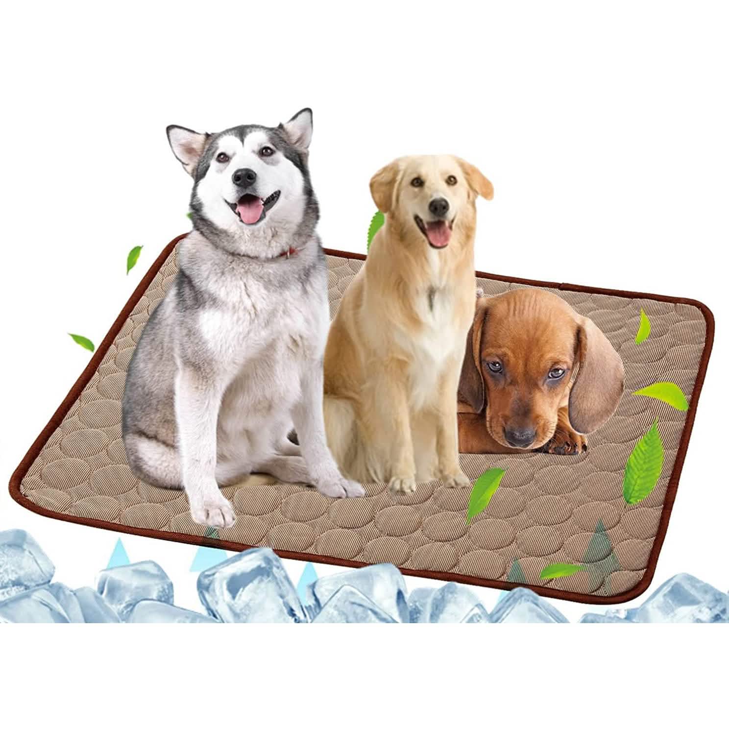 Automatic Cooling Dog Mat Washable Pet Sleeping Blanket Mat DailySale