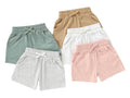 Neutral Shorts with pockets Little Organic Company
