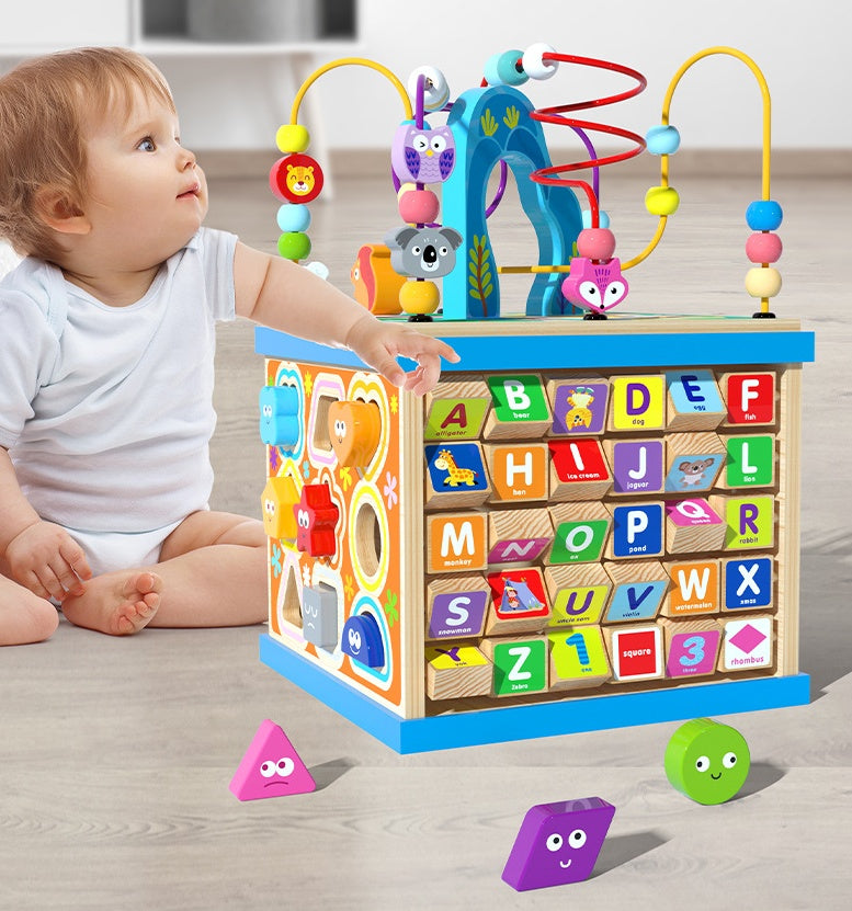 Baby Wooden toys unisex Baby Joy