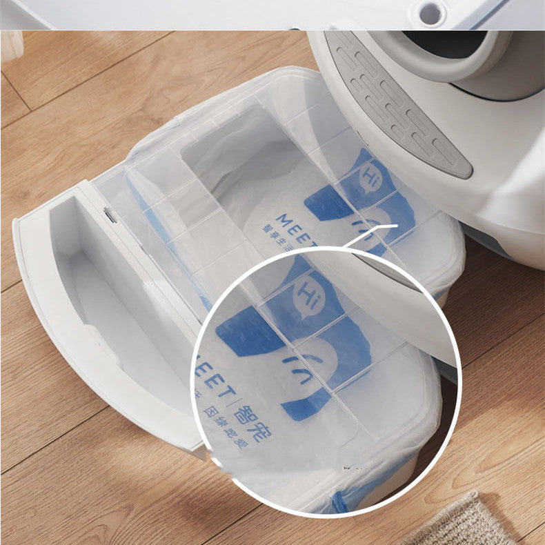 Automatic Enclosed Wi-Fi Smart Cat Litter Box Pawpampered