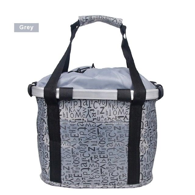 Bicycle Basket Handlebar Cycling Carryings Holder Bike Riding Pouch Cycle Biking Front Baggage Bag Load Bike Basket Detachable Bicycle Basket Folding Small Pet Cat Dog Carrier Front Handlebar Basket For Most Mountain Bikes And Bicycles Easy Install Stevvex