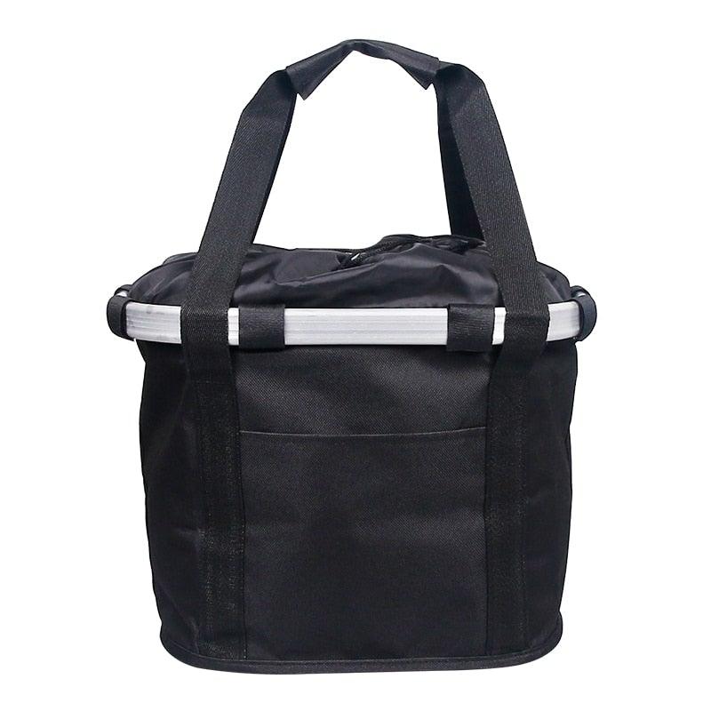 Bicycle Basket Handlebar Cycling Carryings Holder Bike Riding Pouch Cycle Biking Front Baggage Bag Load Bike Basket Detachable Bicycle Basket Folding Small Pet Cat Dog Carrier Front Handlebar Basket For Most Mountain Bikes And Bicycles Easy Install Stevvex