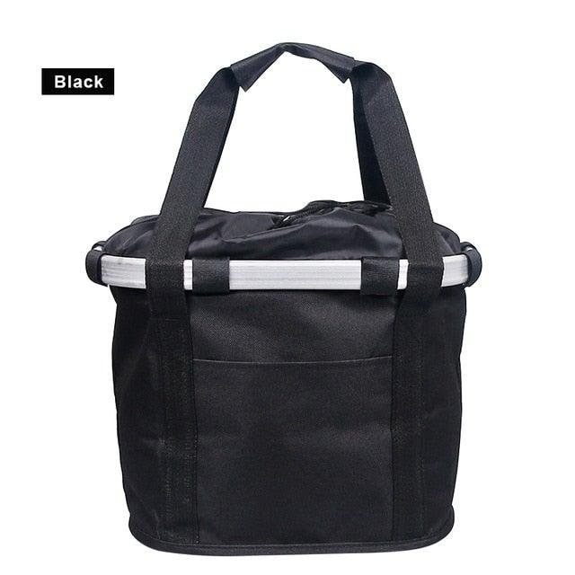 Bicycle Basket Handlebar Cycling Carryings Holder Bike Riding Pouch Cycle Biking Front Baggage Bag Load Bike Basket Detachable Bicycle Basket Folding Small Pet Cat Dog Carrier Front Handlebar Basket For Most Mountain Bikes And Bicycles Easy Install Stevvex