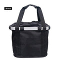 Bicycle Basket Handlebar Cycling Carryings Holder Bike Riding Pouch Cycle Biking Front Baggage Bag Load Bike Basket Detachable Bicycle Basket Folding Small Pet Cat Dog Carrier Front Handlebar Basket For Most Mountain Bikes And Bicycles Easy Install Stevvex