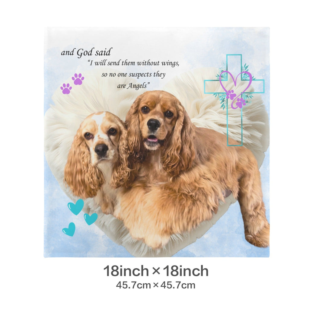 Baha Ranch Angel Pet Rainbow Bridge Custom Pillow Case Made in America Baha Ranch Western Wear