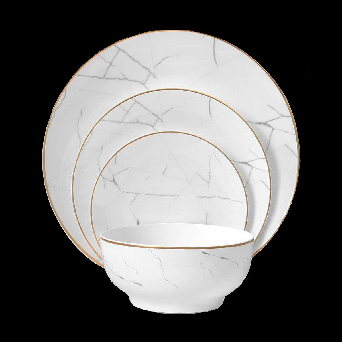 Carrera Marble Dinnerware Set little white dish