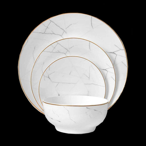 Carrera Marble Dinnerware Set little white dish