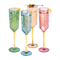 Duomo Champagne Flute Glassware, Set of 4 Khen Site