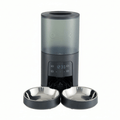 6L Automatic Cat Feeder for 2 Cats, Timed Cat Food Dispenser with 2 Stainless Bowls, 10s Voice Recorder, Dual Power Supply, 6 Meals 50 Portions Per Day, Dual Pet Feeder for Cat and Dog New Era Fashion LLc