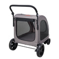 Pet Stroller - 4-Wheels Dog Stroller Carrier 160lbs Weight Capacity Portable Berry Charmz