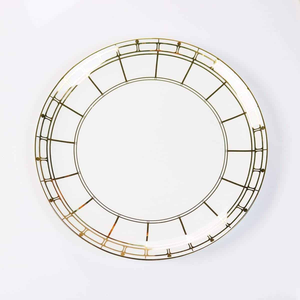 Gold Izmir Dinnerware Set little white dish